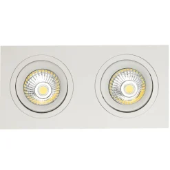 Fantasia ZOOM II 2L satin white/dim.glass LED 5W GU10 incl. Discount
