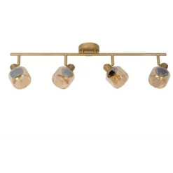 Lucide 95 - Wandspot - 4xE14 - Mat Goud / Messing Outlet