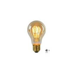 Lucide A60 TWILIGHT SENSOR - Filament lamp Buiten - Ø 6 cm - LED - E27 - 1x4W 2200K - Amber Outlet