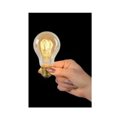 Lucide A60 TWILIGHT SENSOR - Filament lamp Buiten - Ø 6 cm - LED - E27 - 1x4W 2200K - Amber Outlet