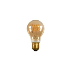 Lucide A60 TWILIGHT SENSOR - Filament lamp Buiten - Ø 6 cm - LED - E27 - 1x4W 2200K - Amber Discount