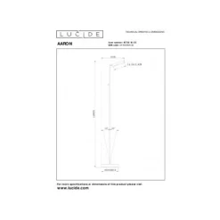 Lucide AARON Leeslamp-Mat Go.-LED DTW-12W-2700K/4000K Online