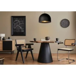 Lucide AKRON Hanglamp-Zwart-Ø50-1xE27-40W-Metaal Best