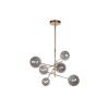 Lucide ALARA Hanglamp-Goud-Ø72-LED-6xG4-1,5W-2700K-Glas Hot