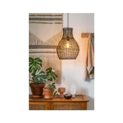 Lucide ALBAN - Hanglamp - Ø 35 cm - 1xE27 - Zwart New