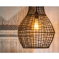 Lucide ALBAN - Hanglamp - Ø 35 cm - 1xE27 - Zwart New