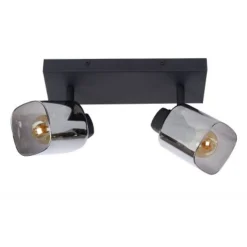 Lucide ALION - Plafondspot - 2xE14 - Zwart Outlet