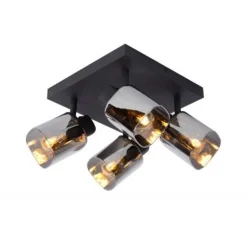 Lucide ALION - Plafondspot - 4xE14 - Zwart Online