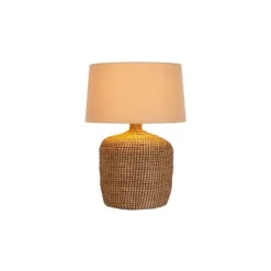 Lucide AMBALA Tafellamp-Nature.-1xE27-40W-Zeegra. Sale