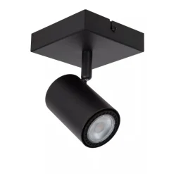 Lucide AMIGO - Wandspot / Wandlamp - 1xGU10 - Zwart Discount