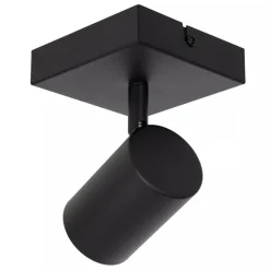 Lucide AMIGO - Wandspot / Wandlamp - 1xGU10 - Zwart Discount