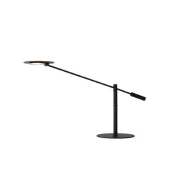 Lucide ANSELMO - Bureaulamp - Ø 25 cm - LED Dimb. - 1x9W 3000K - Zwart Hot