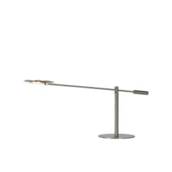 Lucide ANSELMO - Bureaulamp - Ø 25 cm - LED Dimb. - 1x9W 3000K - Mat chroom