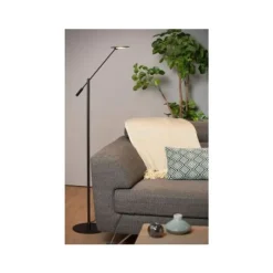 Lucide ANSELMO - Leeslamp - Ø 25 cm - LED Dimb. - 1x9W 3000K - Zwart Online