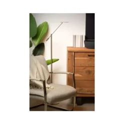 Lucide ANSELMO - Leeslamp - Ø 25 cm - LED Dimb. - 1x9W 3000K - Mat chroom Hot