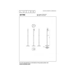 Lucide ANTRIM Leeslamp-Wit-LED Dimb.-2,2W-2700K-4V-IP54 Sale