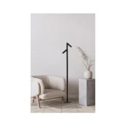 Lucide ANTRIM Leeslamp-Zwart-LED Dimb.-2,2W-2700K-4V-IP54 Discount