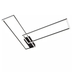 Lucide ARIANNE - Plafonnière - LED - CCT - 1x23W 2700K/4000K - Zwart Outlet