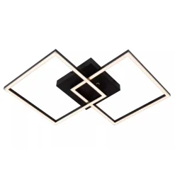 Lucide ARIANNE - Plafonnière - LED - CCT - 1x23W 2700K/4000K - Zwart Clearance