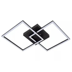 Lucide ARIANNE - Plafonnière - LED - CCT - 1x23W 2700K/4000K - Zwart Clearance