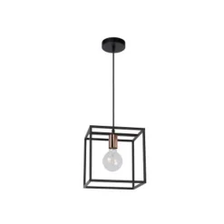 Lucide ARTHUR - Hanglamp - E27 - Zwart Outlet