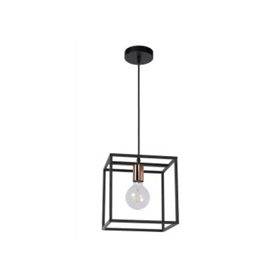 Lucide ARTHUR - Hanglamp - E27 - Zwart Outlet