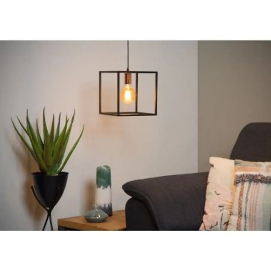 Lucide ARTHUR - Hanglamp - E27 - Zwart Hot