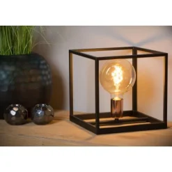 Lucide ARTHUR - Tafellamp - E27 - Zwart Hot