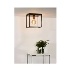 Lucide ARTHUR Plafonnier E27 40W Zwart