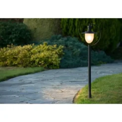 Lucide ARUBA - Lantaarnpaal Buiten - 1xE27 - IP44 - Zwart Best