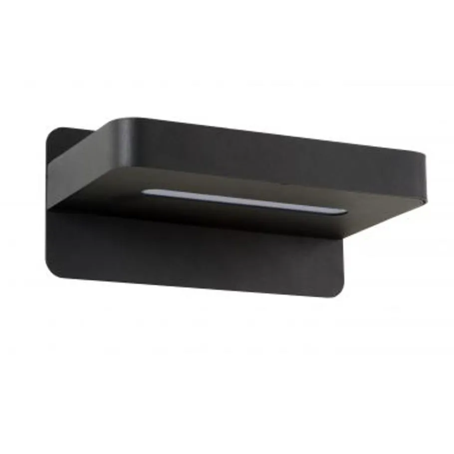 Lucide ATKIN - Bedlamp - LED - 1x5W 2700K - Met USB oplaadpunt - Zwart Clearance