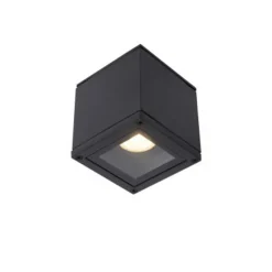 Lucide AVEN Plafondspot Vierkant Badkamer Gu10/50W Zwar Sale