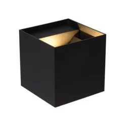 Lucide AXI - Wandspot Badkamer - LED - 1x6W 2700K - IP54 - Zwart Clearance