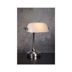 Lucide BANKER - Bureaulamp - 1xE14 - Chroom Online