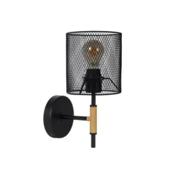 Lucide BASKETT - Wandlamp - 1xE27 - Zwart Sale