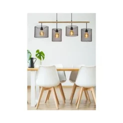 Lucide Baskett Pendel 4Xe27 Zwart 45459/04/30 Sale