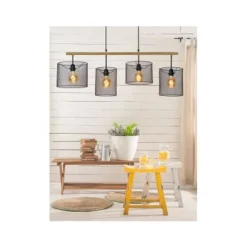 Lucide Baskett Pendel 4Xe27 Zwart 45459/04/30 Sale