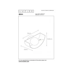 Lucide BENNI - Wandlamp - 1xG9 - Groen New