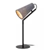Lucide BENSEN Tafellamp-Grijs-1xE27-40W-Vilt