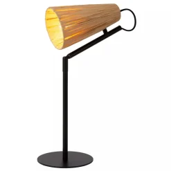 Lucide BENSEN Tafellamp-Nature.-1xE27-40W-Rotan Discount