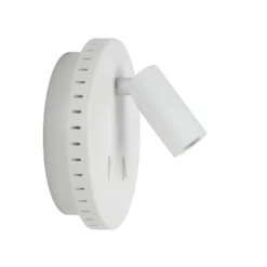 Lucide BENTJER - Wandlamp - Ø 14 cm - LED - 3000K - Wit Clearance