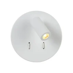 Lucide BENTJER - Wandlamp - Ø 14 cm - LED - 3000K - Wit Clearance