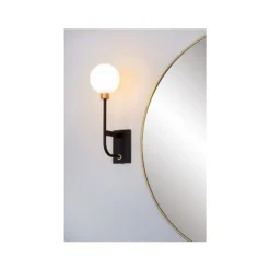Lucide BEREND - Wandlamp Badkamer - 1xG9 - IP44 - Zwart Sale