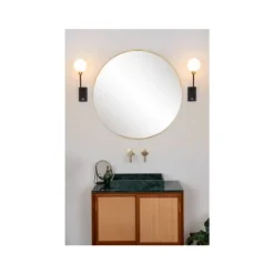 Lucide BEREND - Wandlamp Badkamer - 1xG9 - IP44 - Zwart Sale
