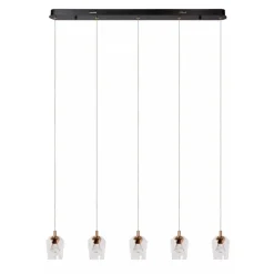 Lucide BERLIANE - Hanglamp - LED Dimb. - 5x4W 2700K - Met vervangbare LED-module - Transparant Online