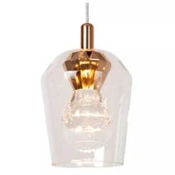 Lucide BERLIANE - Hanglamp - LED Dimb. - 5x4W 2700K - Met vervangbare LED-module - Transparant Online