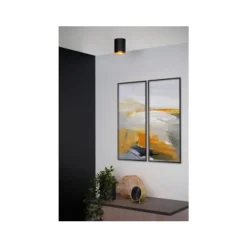 Lucide BIDO - Plafondspot - Ø 8 cm - 1xGU10 - Zwart Clearance