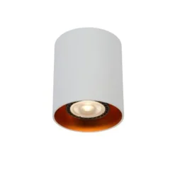 Lucide BIDO - Plafondspot - Ø 8 cm - 1xGU10 - Wit Hot