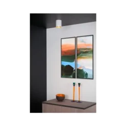 Lucide BIDO - Plafondspot - Ø 8 cm - 1xGU10 - Wit Hot