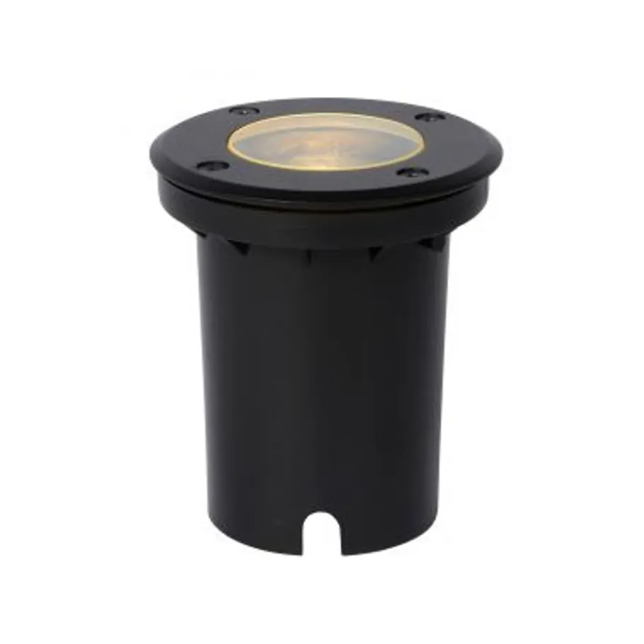 Lucide BILTIN - Grondspot Buiten - Ø 10,8 cm - 1xGU10 - IP67 - Zwart Hot